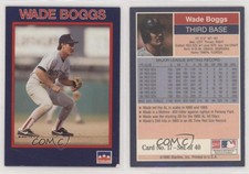 1990 Starline Long John Silver's Wade Boggs #17 HOF