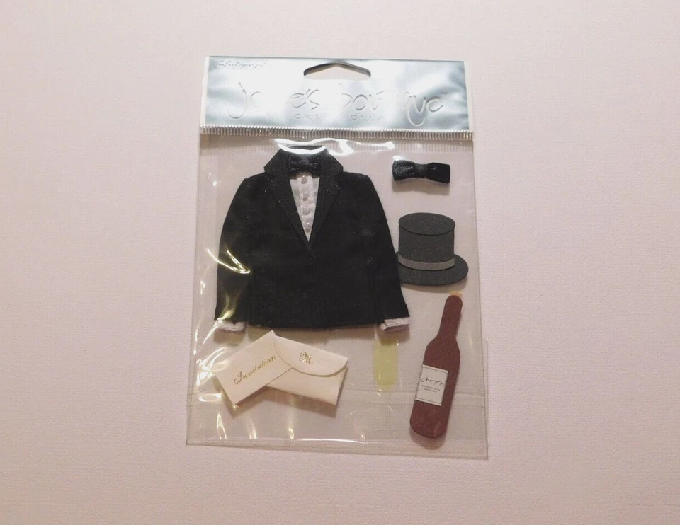 Paquete Nuevo Jolee's Boutique ~Boda de Novio~ Pegatinas Dimensionales Foto 1 de 1