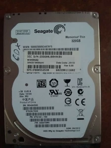 Seagate ST320LT020 320GB Internal, 5400RPM 2.5" Hard Drive, Storage, As-is - Picture 1 of 3