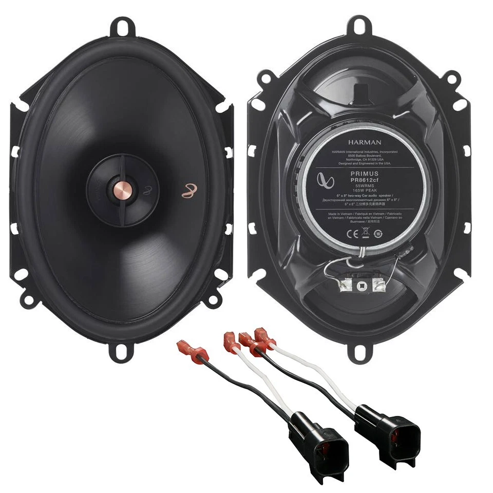 Infinity PR8612cf 6x8" 2.7 ohm Front OR Rear speakers for 1994-2004 Ford Mustang - Image 1 of 1