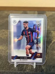 2023 Topps Chrome UEFA Champions League Refractor Alvaro Sanz Rookie Card #67 - Picture 1 of 1