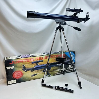 Telescopio refractor de altazimut MEADE 50AZ-P Júpiter 50 mm 150 potencia apenas usado Foto 1 de 4