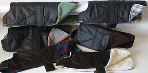 YUPPY YAPS AUST MADE Mini Dachshund oilskin dog coats in 35cm or 40cm length - Picture 1 of 14