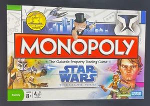 2008 Star Wars Clone Wars Monopoly Game by Parker Brothers Complete VG+ - Picture 1 of 3