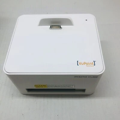 Vupoint Solutions Photo Cube Compact Photo Printer IP-P20-VP - No Power Cord - Image 1 of 4