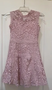 Beauties Girls Lace Dress Pink Size 12 - Picture 1 of 7