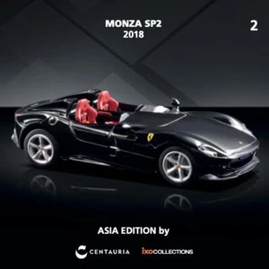 1:64 Ferrari Monza SP2 2018 -- Black -- Centauria / IXO Models - Picture 1 of 5