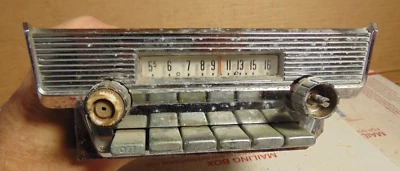 1958 1959 1960 ERA FORD THUNDERBIRD RADIO ORIGINAL AS FOUND L@@K - Image 1 of 4
