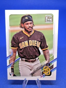 2021 TOPPS SERIES 2 #381 LUIS CAMPUSANO SP SHORT PRINT VARIATION PADRES ROOKIE - Picture 1 of 2