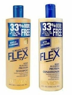 Champú y acondicionador regular original Revlon Flex normal a seco - 592 ml / 20 oz Foto 1 de 3