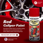Red Caliper Coat Spray Paint High Temperature Brake Dust Resistant 900F 12 oz US