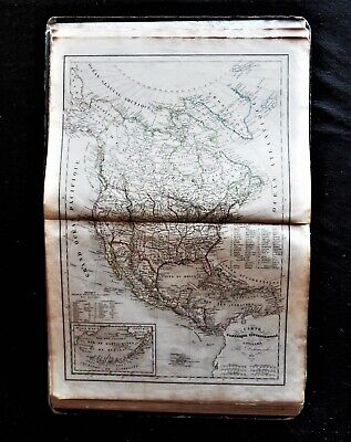 Delamarche Map Carte Géographique - Amérique Septentrionale • 55€