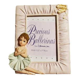 2002  Precious Ballerinas From Roman, Inc. Resin Glass Picture Frame Rare HTF - Picture 1 of 15
