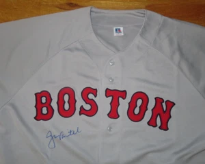 Vintage JASON VARITEK No 33 signed BOSTON RED SOX XL Baseball Jersey PSA AL43241 - Picture 1 of 7