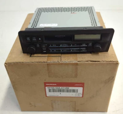 New OEM genuine Honda AM FM Cassette Radio 2001-2002 Civic Sedan 39100-S5A-A11ZB - Image 1 of 4