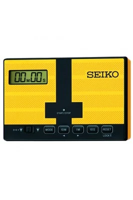 Reloj despertador digital cronómetro deportivo Seiko QHL098Y Foto 1 de 4