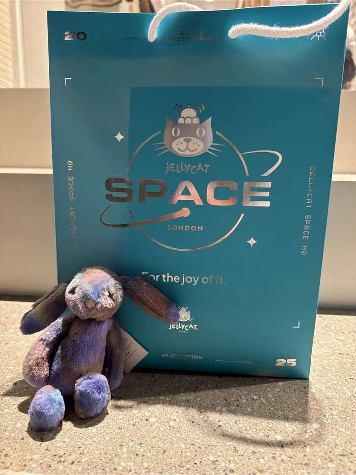 Jellycat Space Zodihop Luxe Bunny Bag Charm / Keychain - Image 1 of 1