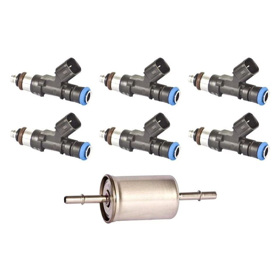 For Ford Mustang 05-10 Motorcraft Fuel Injector w Fuel Filter Kit Foto 1 de 4