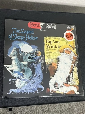 Boris Karloff Sleepy Hollow Rip Van Winkle Record Sealed Foto 1 de 4
