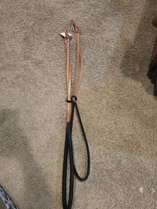 BNWT Weaver Heavy Harness Barrel Rein - Picture 1 of 3