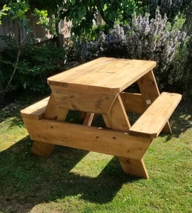 Picnic Table Bench 4.5ft Seats 6, Super Heavyweight, Built To Last - Picture 1 of 3