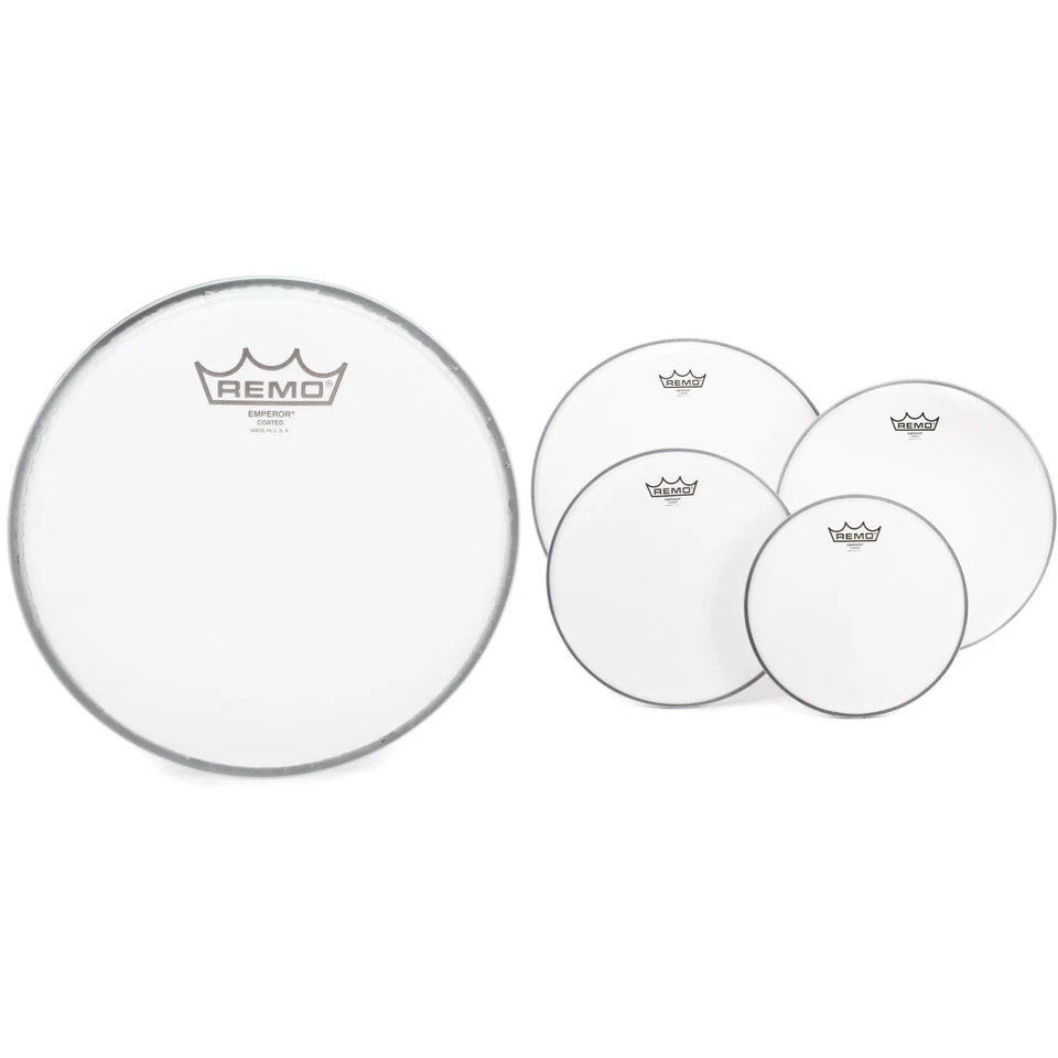 Remo Emperor Coated 5-piece Tom Drumhead Bundle - Image 1 of 1