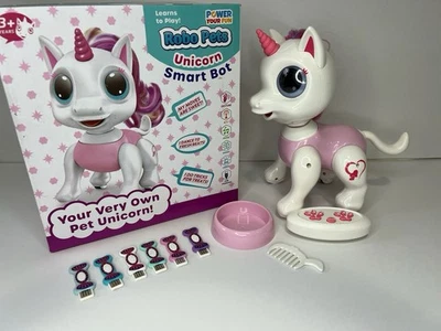 Robo Pets Unicorn Smart Bot RC Control Pet Music Dance Complete With Remote - Image 1 of 4
