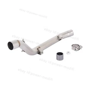 For Suzuki DRZ400SM 2000-2024 Exhaust Mid Pipe Connect 51mm Muffler DRZ400S \ E - Picture 1 of 7