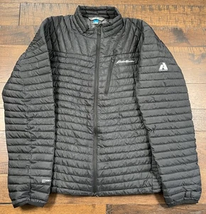 Eddie Bauer Jacket Mens Large Black Stormdown 800 First Ascent Puffer Coat - Picture 1 of 8
