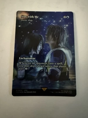 Stay with Me - Rhystic Study (Showcase) Final Fantasy: Through the Ages Foil - Image 1 of 2