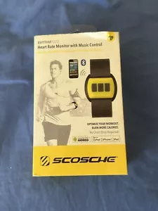 New YELLOW Scosche Rhythm Pulse Heart Rate Monitor with Music Control RTHMA1.5 - Picture 1 of 1
