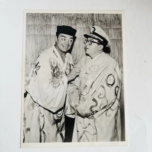 Vintage NBC TV Press/Publicity Photo "McHale's Navy" Ernest Borgnine Joe Flynn - Picture 1 of 4