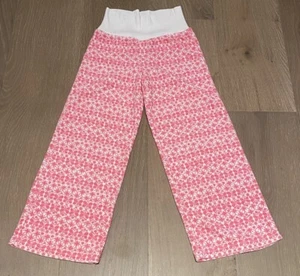 Lilly Pulitzer Print Pants Pink Patterned Girls Youth Size 6 - Picture 1 of 3