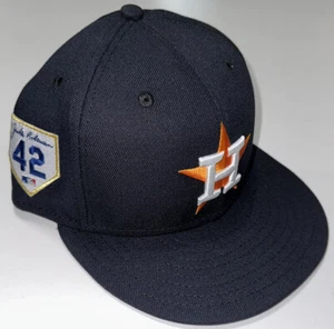 Houston Astros 2023 Jackie Robinson Day New Era eng anliegende Mütze 7 3/4" Team ausgestellt - Bild 1 von 8