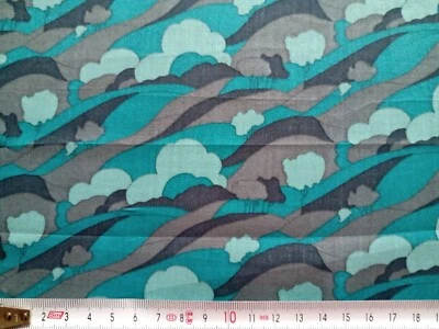 Clouds, hills and trees -  Liberty of London Tana Lawn cotton  Approx 69 x 14 cm - Image 1 of 2