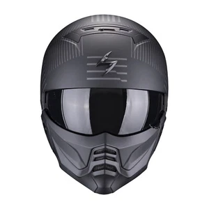 Scorpion EXO-COMBAT II Miles (schwarzmatt-silber) Gr: XS (53) Motorradhelm - Bild 1 von 3