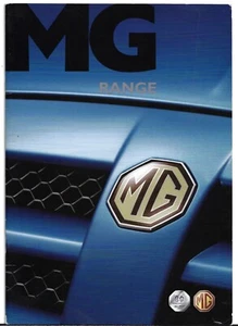 MG Range 2004-05 UK Market Sales Brochure ZR ZS ZT ZT-T TF X-Power SV - Picture 1 of 3