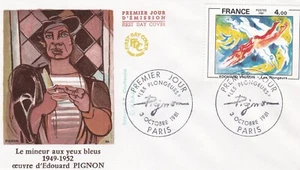 FRANCIA 1981 FDC EDOUARD PIGNON YT 2168 - Imagen 1 de 1