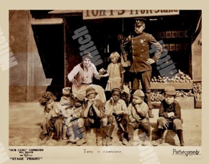 OUR GANG 1923 in STAGE FRIGHT 11 X 14 LOBBY POSTER SUSPICIOUS SCENE CARD - Picture 1 of 1