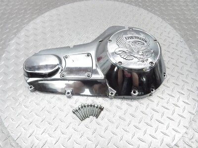 Harley-Davidson Road King 2006 embrague FLHRCI exterior cubierta lateral del motor primario OEM Foto 1 de 4