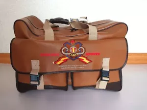 Bolso de Mano MIZUNO Deportes GOLF Béisbol Boston Cuero MARRÓN RARO Sin Usar Y2K De Colección - Imagen 1 de 9