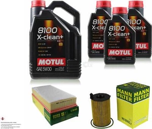 MANN-FILTER Inspektionspaket Motul 8L 5W-30 für VW Touareg 3.0 V6 TDI Q7