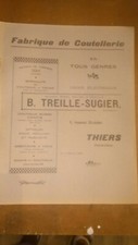 TREILLE-SUGIER THIERS CUTLERY FACTORY CATALOGUE