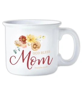 God Bless Mom Coffee Mug Proverbs 31:28 Christian Gift Inspirational Cup - Picture 1 of 1