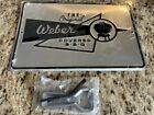 Weber Grill Limited Edition Retro Themed Metal Sign And Bottle Opener New