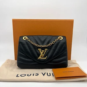 Louis Vuitton New Wave Chain Bag Black with Gold Hardware - Picture 1 of 24