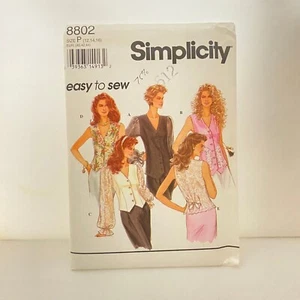 #8802 Simplicity Misses Bluse oder Weste Schnittmuster Gr. 12-16 - Bild 1 von 4
