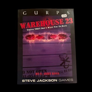 GURPS Warehouse 23 SJG RPG Steve Jackson Games Role Playing Game Excellent! - Picture 1 of 2