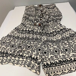 Mameluco mujer Nana USA. Sin tirantes. Estampado geométrico. Boho. Talla mediana - Imagen 1 de 6