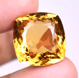 Rare Natural Yellow Brownish Tourmaline 25.80 CT Top Luster Gemstone CERTIFIED ! - Picture 1 of 5